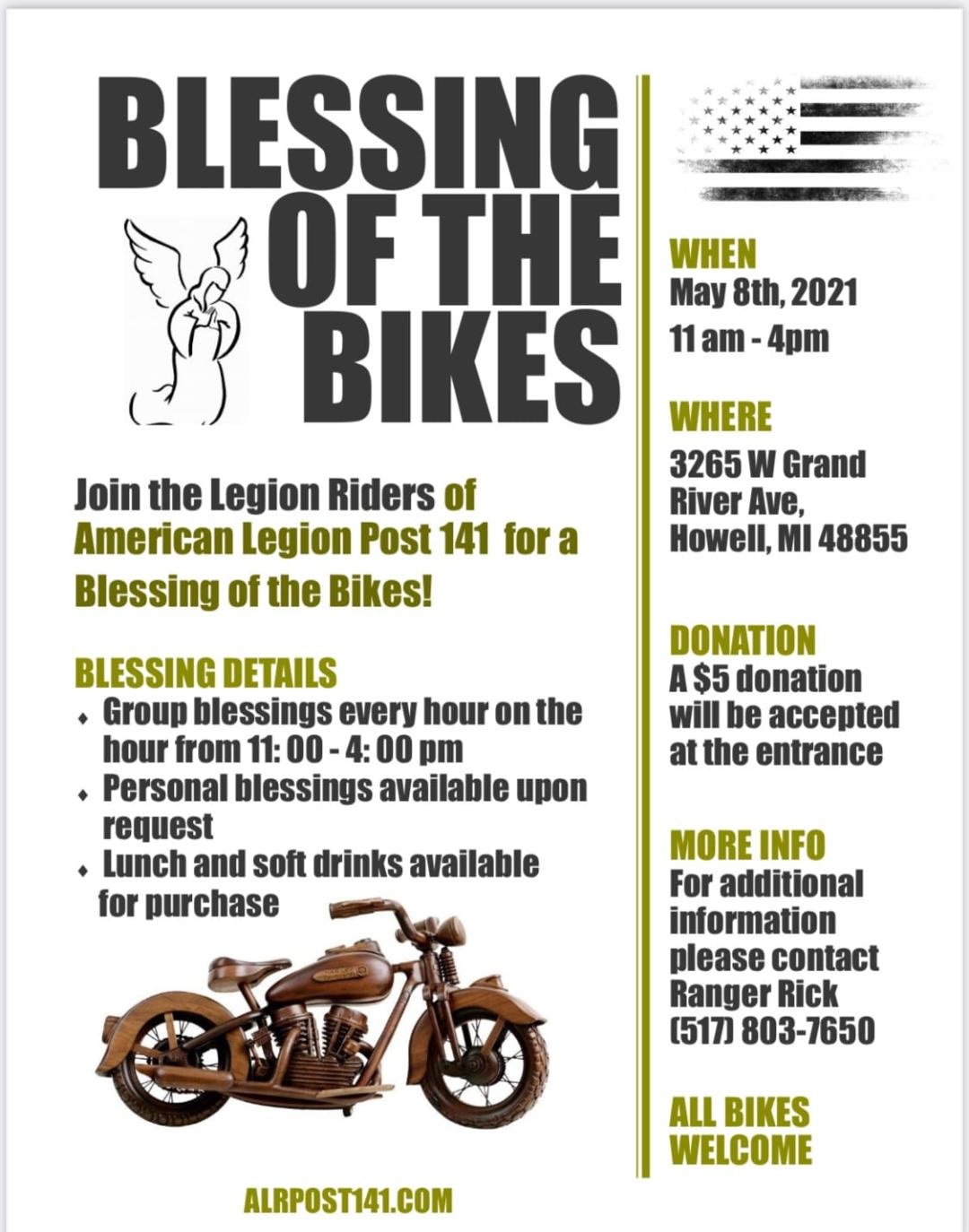 ALR Post 141 Blessing of the Bikes Motorcycle Roads